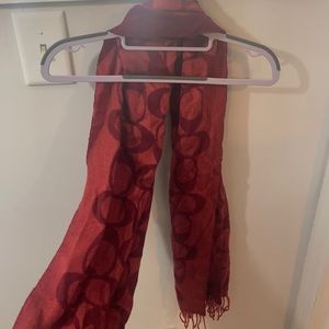 Red Coach Scarf